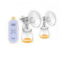 Electric Intelligent Breast Pump, Bpa-Free USB Dual Breast Pump Safety Comfortab