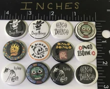 Oingo Boingo 12 Pin Lot Pins Button 1 Inch Set Badge New Wave Elfman 80s Ska Oi