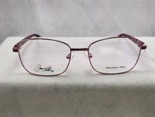 JOAN COLLINS JC9880 Stainless Steel EYEGLASSES 53-17-140 PINK w/Case