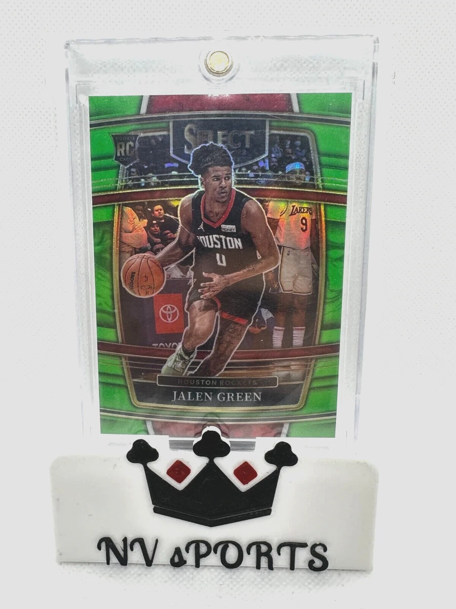 2021-22 Panini Select Neon Green Prizm /75 Jalen Green Rookie #7