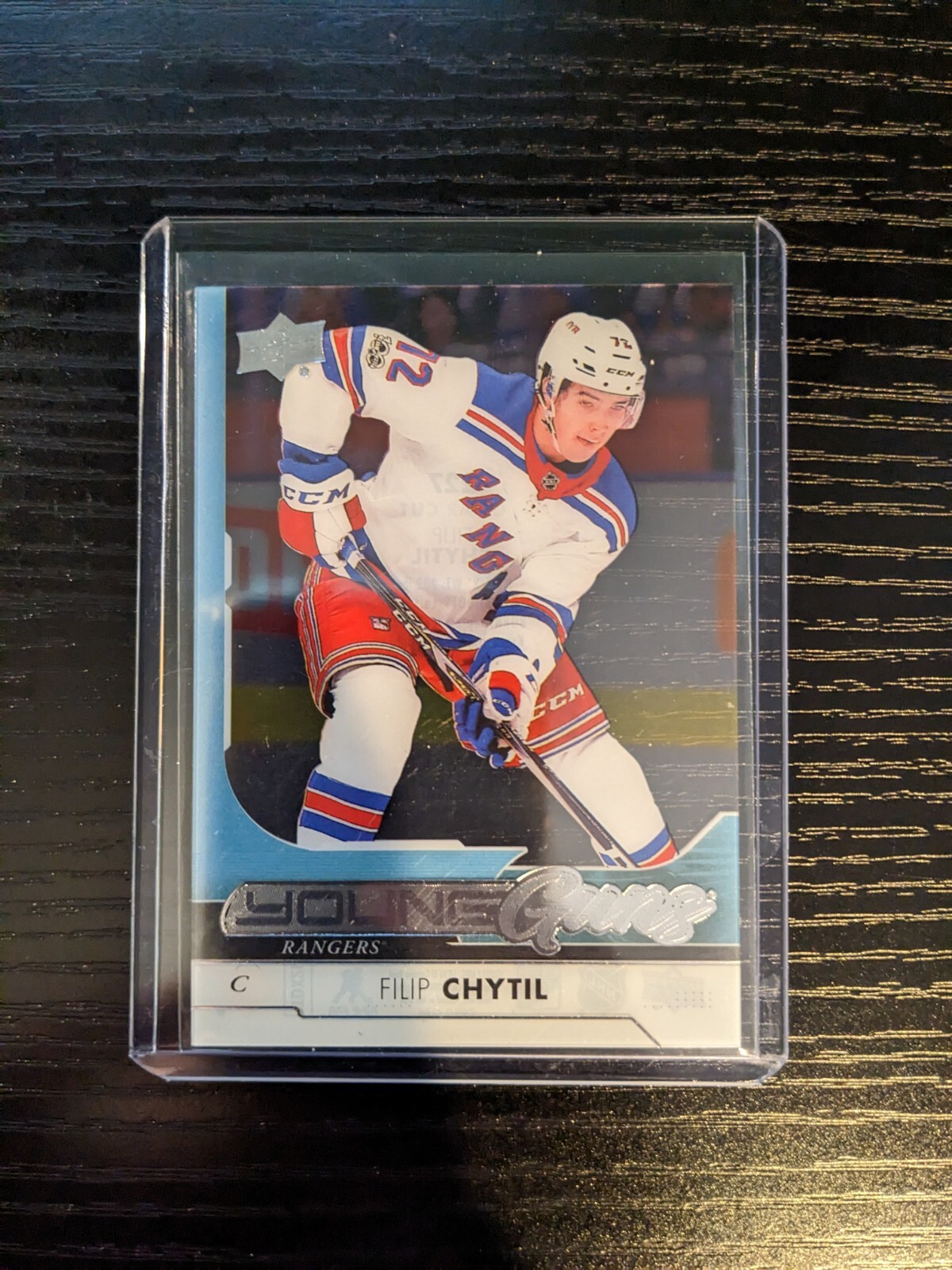 2017-18 Upper Deck #227 🏒 Filip Chytil 🏒 Young Guns YG Clear Cut Rookie