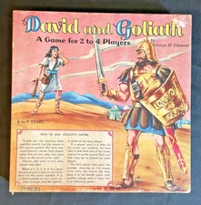 Vintage 1957  Saalfield - David and Goliath Game by George H. Clement - Complete