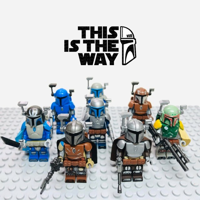 MANDALORIAN HEAVY ARMOR 8 PC MINIFIGURE LOT for Star Wars Lego USA SELLER | eBay