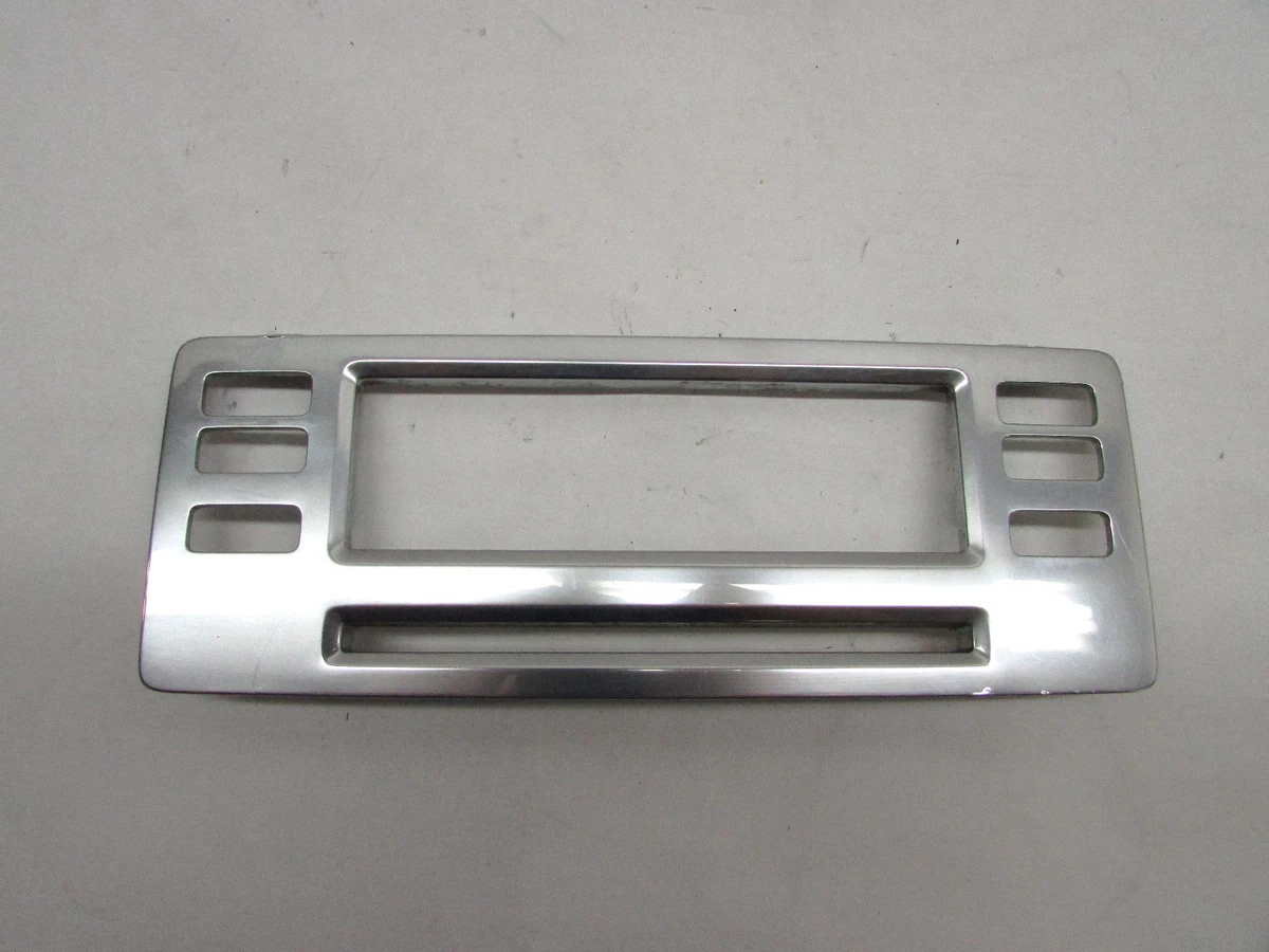 2008 VOLVO S80 RADIO PANEL COVER BRUSHED ALUMINUM 30643648 OEM 08 