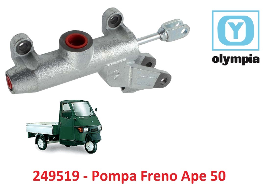 POMPA FRENO PIAGGIO APE 50-P 50-TM P50-50 FL-FL2 (CIF-9720 - Foto 3