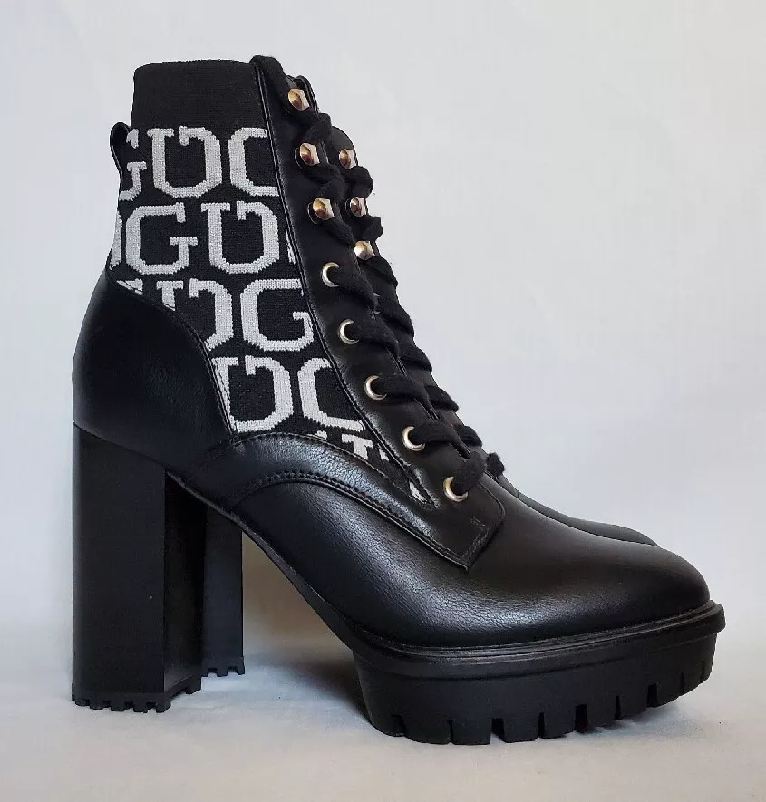 Guess heel sales boots