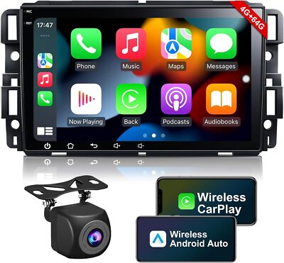 Android 13 For GMC Chevrolet Chevy Buick Car Radio Stereo 4+64G Carplay GPS NAVI