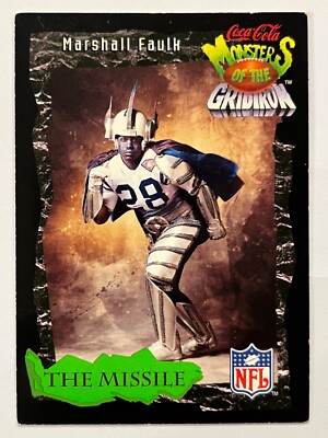Marshall Faulk 1994 Classic Pro-Line Coca-Cola Monsters of the Gridiron #13 RC