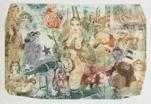 Kunstdrucke mit Architektur-ungarem