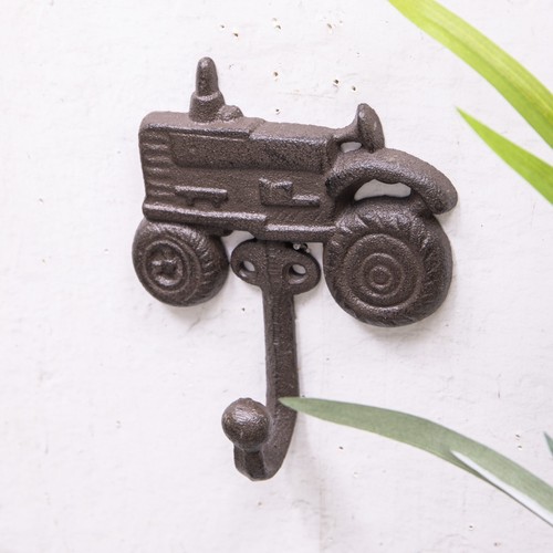 Metall Traktor Gusseisen Industrie Antik Vintage Mantel Garten Rustikal Wandhaken - Bild 3 von 3