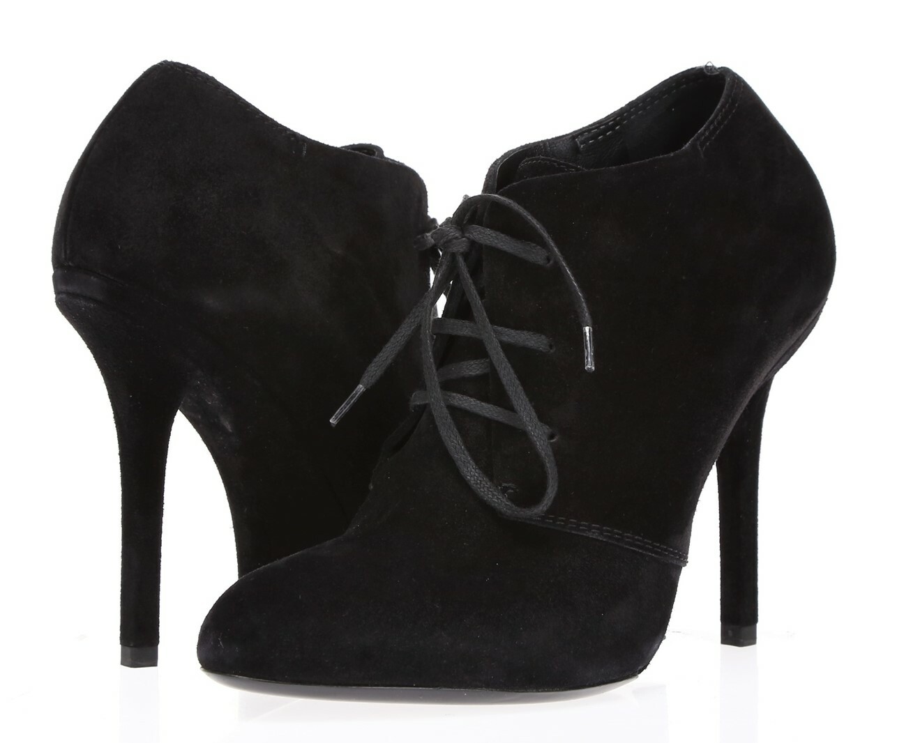 Stivaletti Yves Saint Laurent donna Fatale neri scamosciati tacco misura 37 5