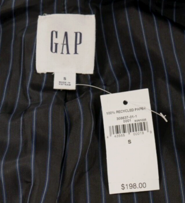 GAP LANIFICIO NELLO GORI S.P.A チェスターコートM 一部WEB先行予約