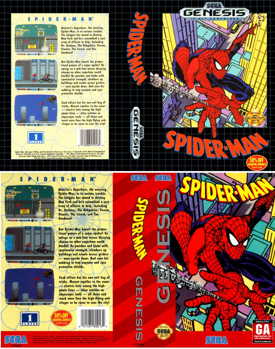 Spider-Man Sur Game Gear (1992) | Jeu Vidéo SEGA | Expédition Rapide