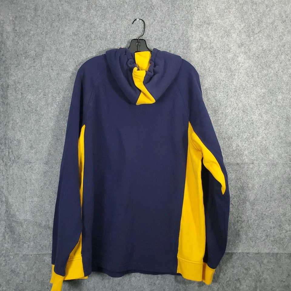 Sudadera con Capucha Under Armour Para Hombre Talla XL Suelta Azul y Amarillo Protege Esta Casa Coldgear Foto 2 de 4