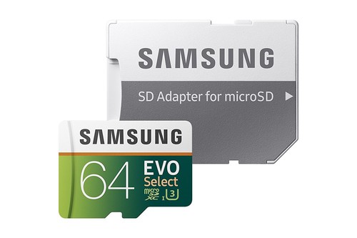 Samsung 64GB Micro EVO select U2 SD card fo Galaxy S10 plus S10e S9 S8 note 9 J8 - Picture 3 of 5