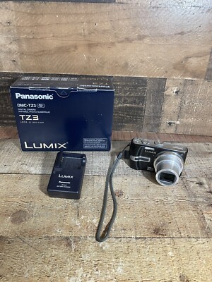 Panasonic Lumix DMC-TZ3 7.2MP Digital Point & Shoot Camera - Black