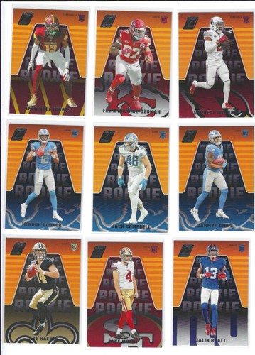 180 Sleeved Cards from 2023 Zenith Football - Includes all base cards to 100, an - Picture 4 of 9
