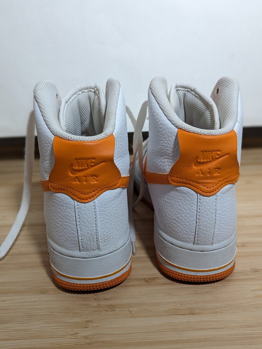 Nike Air Force 1 High Top White Vivid Orange 334031-109