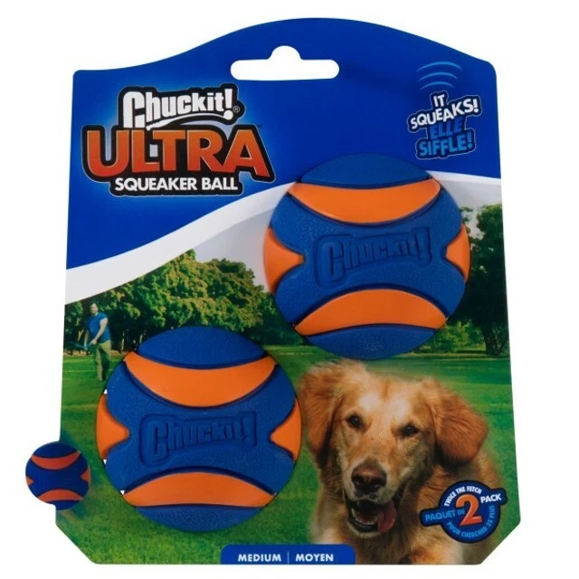CHUCKIT! Chuckit Ultra Squeaker Dog Ball, All sizes!