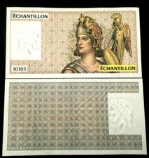 France PTEST10103 ENCHATILLON Banknote World Paper Money UNC Currency Bill Note