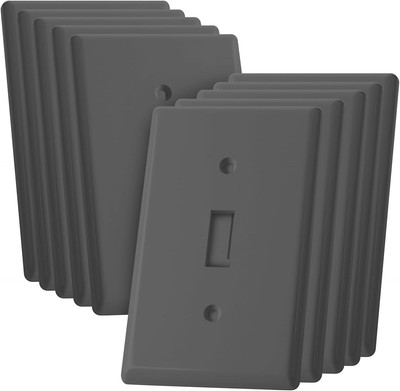 Bates Light Switch Plates - 10 Pack Bronze Toggle Switch Covers
