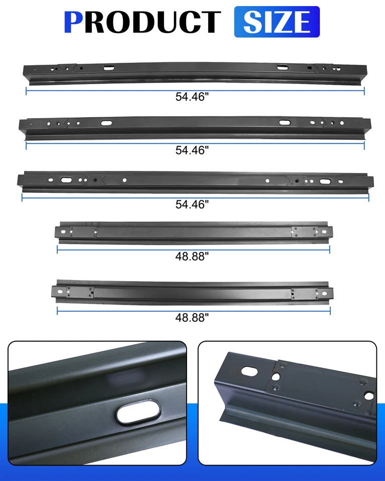 5PCS Bed Crossmember for 1988-2000 C1500 C2500 K2500 Chevrolet/GMC Pick Up NEW - Image 3 of 4