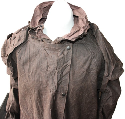 DRIZA BONE REIT MANTEL WACHS OILSKIN WAX COWBOY MADE IN AUSTRALIA JACKE Gr L - Bild 3 von 10