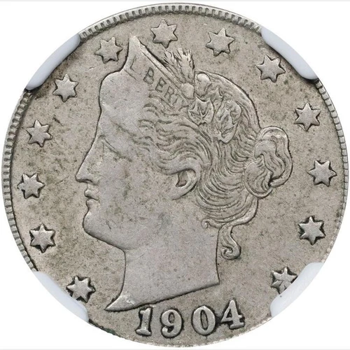 1904 NGC XF45 Underweight 40% 🔴 Foreign Planchet? 🔴 Liberty Nickel ✅ V 5C ✅