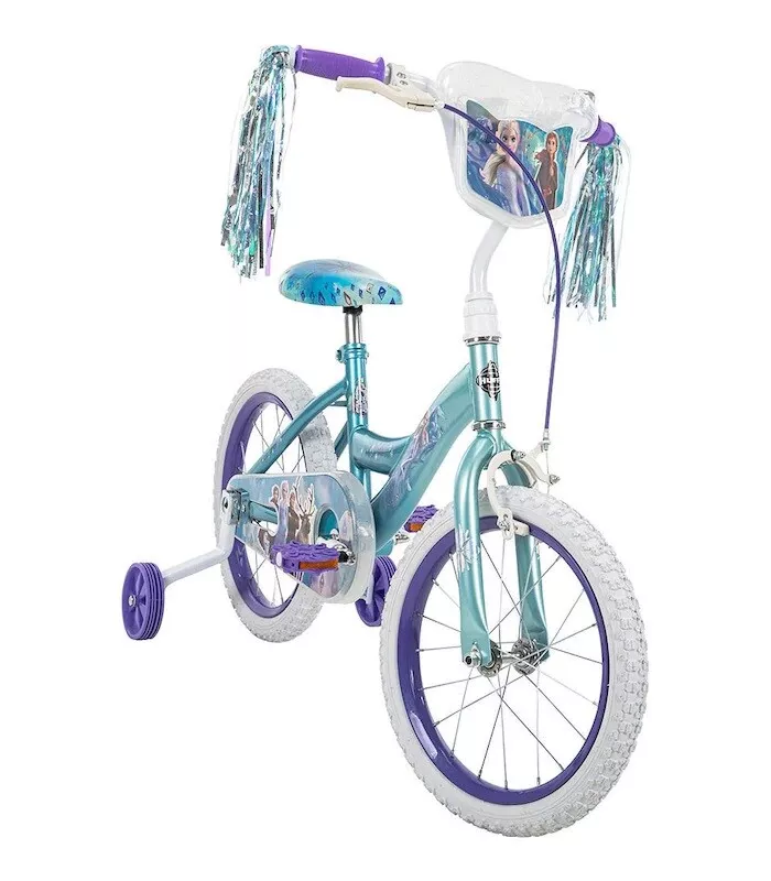 40cm Disney Frozen Licensed Elsa Anna Kids Girls Bike Bicycle 4 6yrs Training