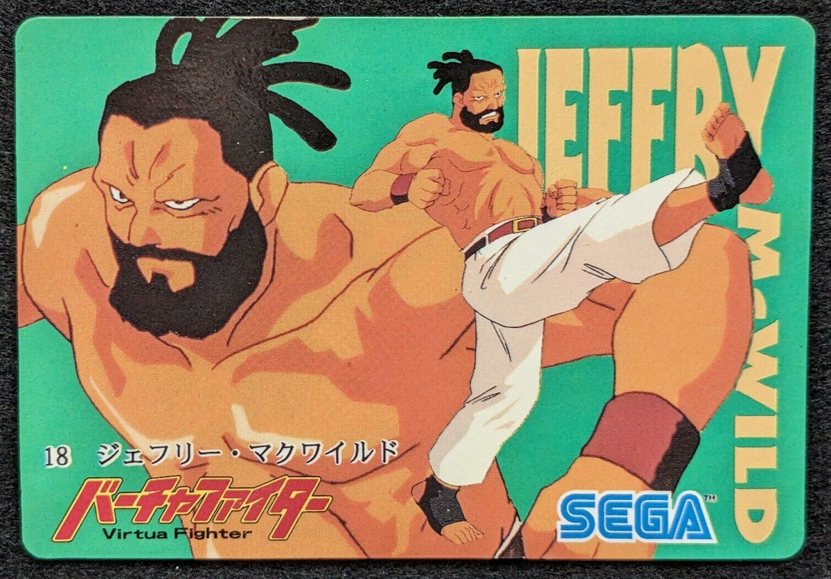JEFFRY MCWILD VIRTUA FIGHTER SEGA No.18 Japanese Game TCG | eBay