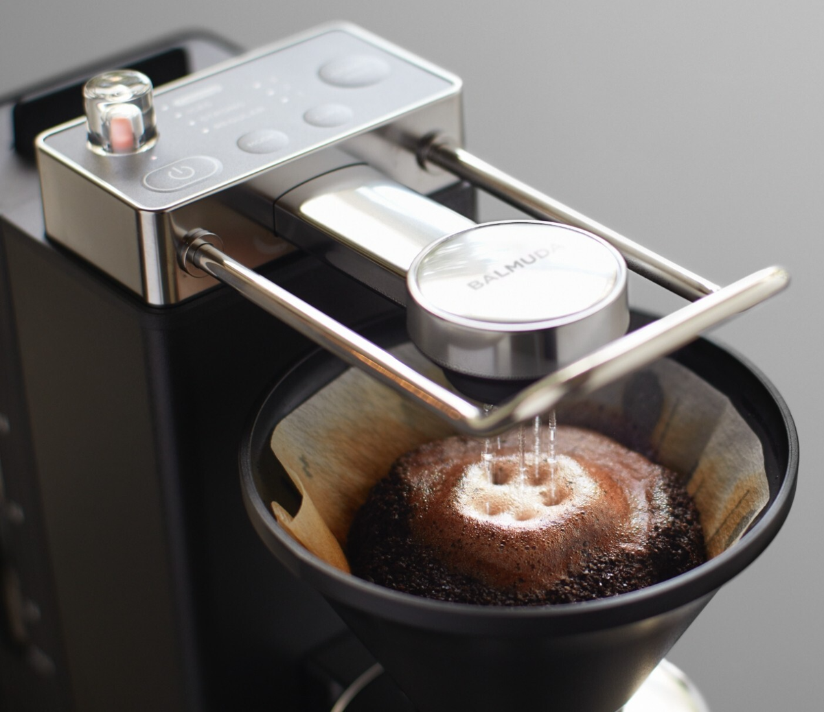 BALMUDA The Brew Coffee Maker AC100V Open Drip K06A-BK Stainless