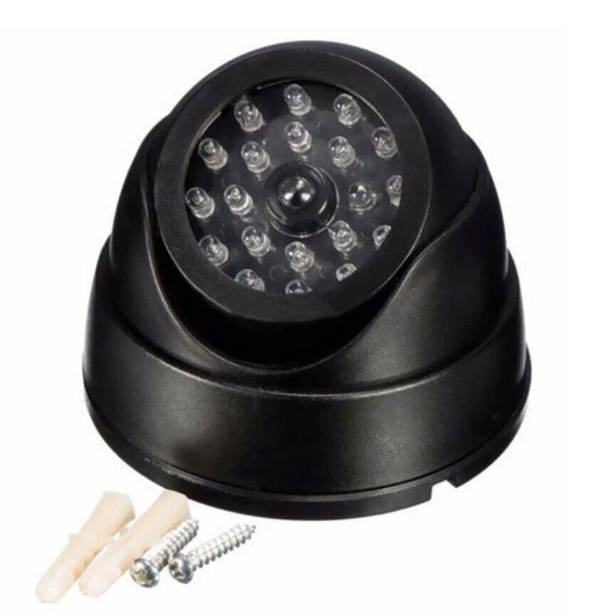 Dummy Fake Security Camera with One Red LED Light and CCTV Sticker eBay