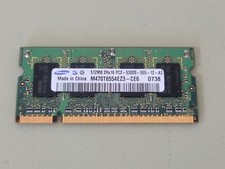 Samsung 512MB PC2-5300 SODIMM DDR2 RAM M470T6554EZ3-CE6 Laptop Memory