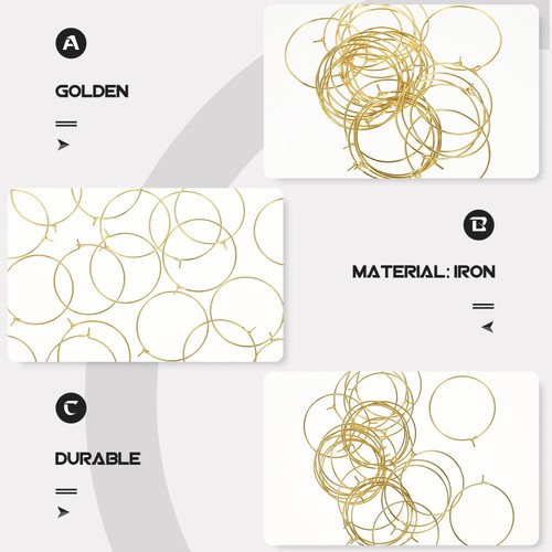 Kit de 180 piezas accesorios para pendientes dijes para hacer joyas pendientes - Imagen 2 de 12