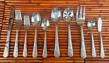 Cambridge * FELICITY Frosted/Glossy Stainless Flatware - CHOICE - CHOOSE (50)