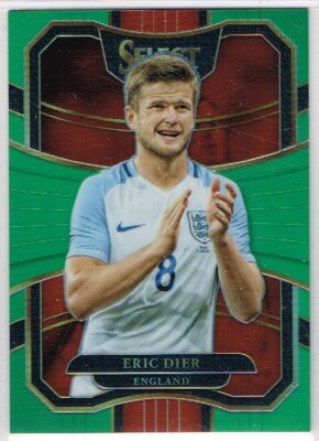 Panini SELECT FUSSBALL 2017-2018   GRÜNE PARALLELE KARTE   Eric Dier - England #/5
