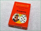 Red Russian Madame Lenormand 36 Fortune Telling Tarot card with Russian Manual