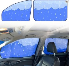 Magnetic Side Window Sunshade 4 Pack  Car Window Shades for Baby Blocks Direc