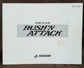 Lot Of Nes, Atari Manuals & Poster: Rush'N Attack,Super C, Joust, Joust Poster