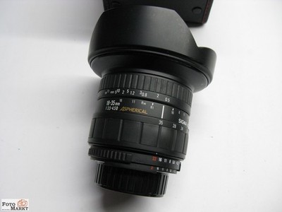 Sigma Weitwinkel-Zoom für Nikon AF 18-35 mm 1:3,5-4,5 D wide angle zoom lens 