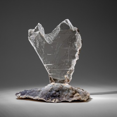 Gypsum Var. Selenite on Matrix from Rio Grande do Sul, Brazil (4.2 lbs)