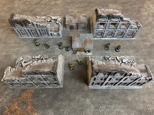 28mm Tabletop Wargaming Gelände 4 Ruinen 2 S...