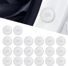 20 PCS Car Door Shock Absorbing Gasket, 1.18" Door C Color: Fluorescence White