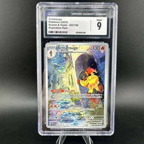 Armarouge 203/198 – CGC 9 – Secret Rare – Scarlet & Violet Base – Holo Pokémon