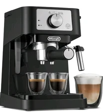 De'Longhi EC260BK Stainless Steel Espresso Machine - Black