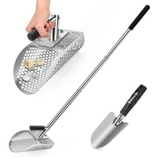 Long Handle Sand Scoop with Shovel for Metal Detecting, Metal Detector at