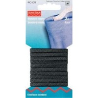 Standard-Elastic Schwarz Gummiband Packung Gummilitze Breite Weiß Prym 910019