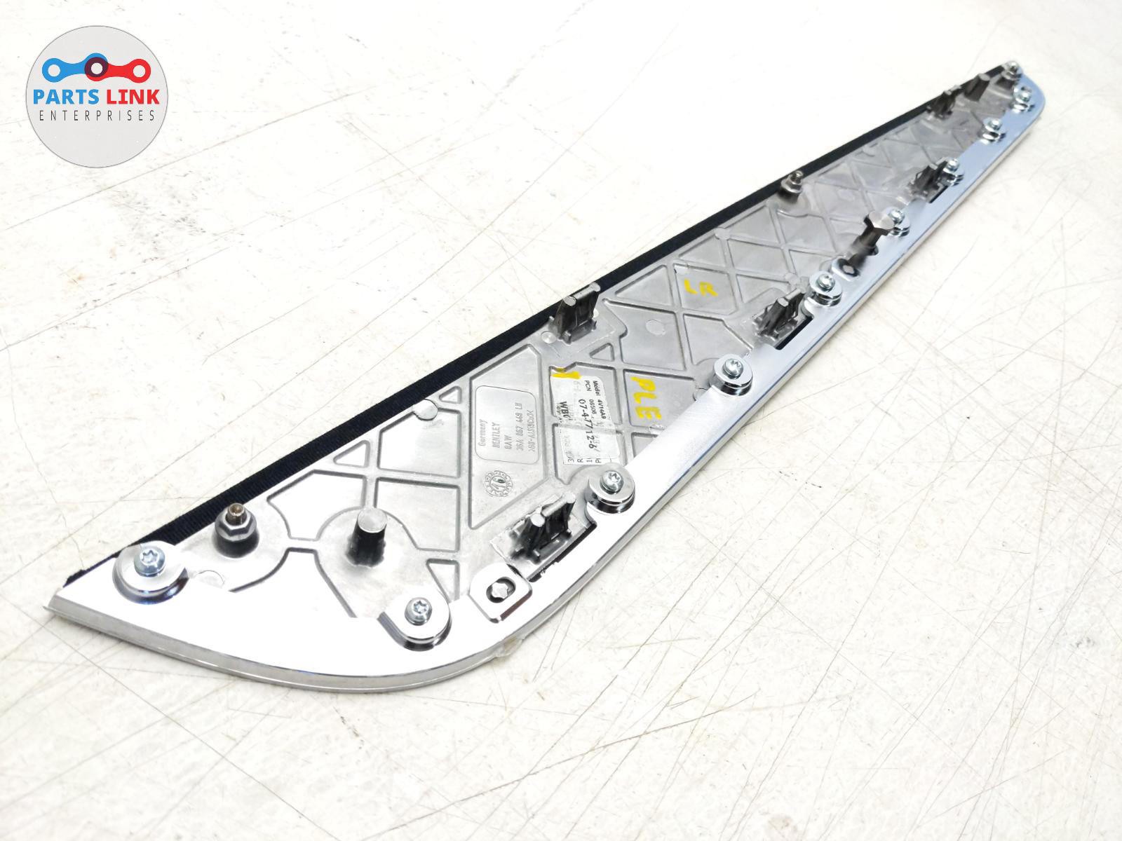 2016-20 BENTLEY BENTAYGA REAR LEFT DOOR TRIM MOLDING APPLIQUE INNER COVER INSERT