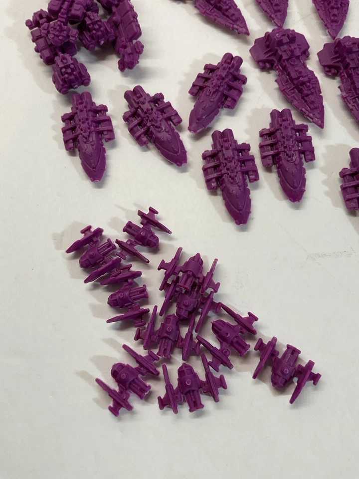 Twilight Imperium 3ª Edición PÚRPURA Ejército Piezas y Tecnología Tarjetas de Repuesto Foto 2 de 4