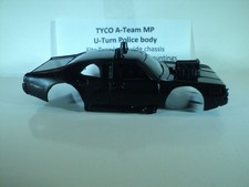 HO scale Slot Car Custom Resin body only A-Team MP More Power Car in Black